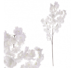 Třešeň - umělá kvetoucí větev, barva bílá