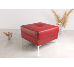 Taburet  ORION TOSCANIA 55x55  cm přírodní kůže - volitelný odstín 