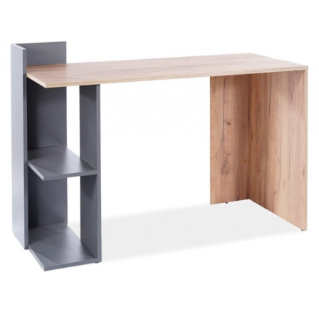 Psací stůl B-001, dub wotan/antracit