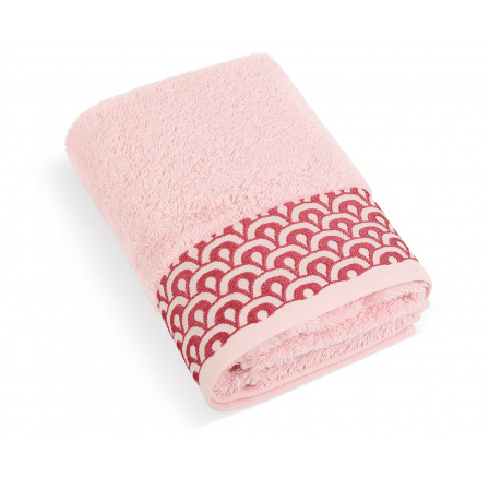 Froté osuška Krajka 70x140cm 500g růžová