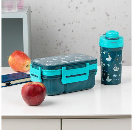Sada lunchbox B2 CAIRO námořnická modrá s hrnkem 1.8l + 0.5l 748875