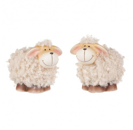 Ovečka keramická, mix 2 druhů, cena za 1 ks