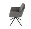 Jídelní židle, šedá, látka, DCH-P3174 GREY2