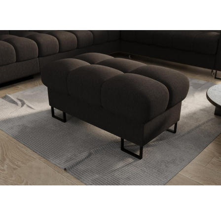 Taburet  ASPEN 100x55 cm - černá