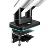 Dvojitý držák na monitory 49 palců, bílo-černý X-Arm Dual RGB
