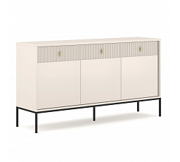 Komoda MARCOS 154 cm Rýhovaná Kašmír