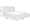 Postel B15 R 160x200, Kronos 15