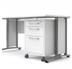 Ukončovací nohy stolu Office 437 silver grey