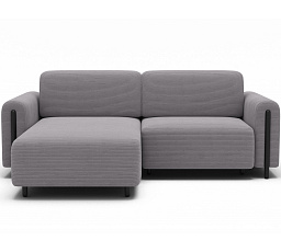 Rohová sedací souprava ACOSSTA - Levá, Jarell 03/Černá