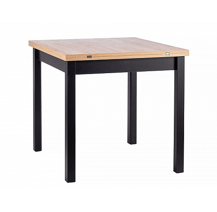 Jídelní stůl FLIP, Dub Artisan/Černý