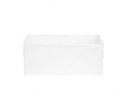 Organizér do skříně DELANEY bez přihrádek bílý 42x25x16 cm 889269