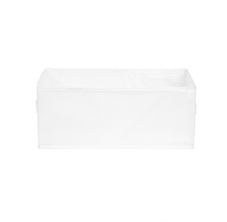 Organizér do skříně DELANEY bez přihrádek bílý 42x25x16 cm 889269