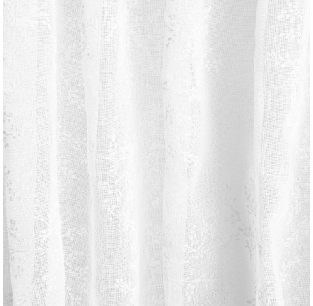 Záclona PAOLA bílá s vytlačovaným vzorem 140X250 CM 745713