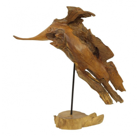 Dřevořezba - skulptura na podstavci, abstraktní
