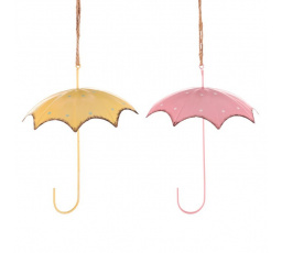 Deštník na pověšení - kov, mix 2 druhů, cena za 1 ks