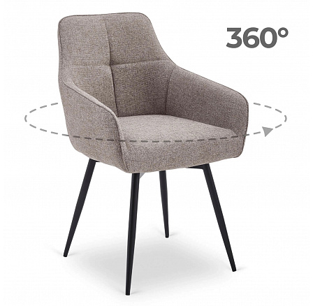 Otočná židle LARISA Cappuccino