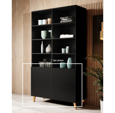 Dvířka PAFOS pro REGAL 100 černý mat Dvířka PAFOS pro REGAL 100 černý mat