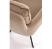 Jídelní otočná židle K528, Cappuccino/Černá
