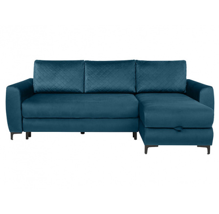 Rohová sedací souprava MOLI LUX 2DL.URCBK, Monolikaro 77 navy/Monoli 77 navy (BRW COMFORT) (FL12-1030)