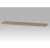 Polička nástěnná 120 cm, MDF, 3D dekor dub sonoma, baleno v ochranné fólii