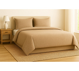 Francouzské mušelínové povlečení béžové 220x200