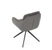 Jídelní židle, šedá, látka, DCH-P3174 GREY2