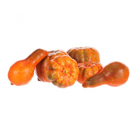 Dýně umělá - mix tvarů, oranžová, cena za balení (6 ks)