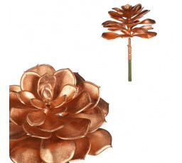 Sukulent - umělý trs, barva zlatá