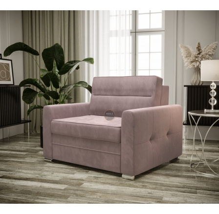 Křeslo ARTE 105 cm - růžová Křeslo ARTE 105 cm - růžová