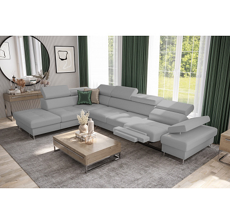 ROHOVÁ POHOVKA GALAXY RELAX S USB 225x350 CM LIMITOVANÁ PŘÍRODNÍ KŮŽE (ODSTÍNY POPELA) - RYCHLÉ ODESLÁNÍ ROHOVÁ POHOVKA GALAXY RELAX S USB 225x350 CM LIMITOVANÁ PŘÍRODNÍ KŮŽE (ODSTÍNY POPELA) - RYCHLÉ ODESLÁNÍ