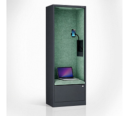 Sally 600mm korpus Antracitový - sedák Zelený