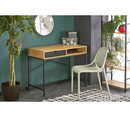 Psací stůl B50, přírodní / černý