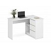 Psací stůl BEGA, Bílá UNI
