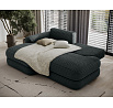 Ripeli Corner Sofa Bed with Storage, Dark Green Velvet, Left-Hand Facing Modullo 35 180x128 Left 1