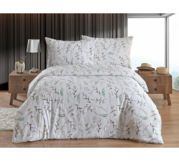 Povlečení krep 140x200, 70x90cm Verona natur