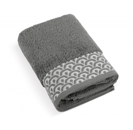 Froté ručník Krajka 50x100cm 500g tmavě šedá