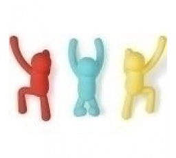 Nástěnný věšák, vícebarevný, BUDDY