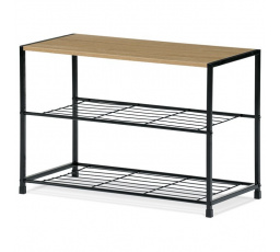 Botník, mdf, hnědá, GD-413 OAK