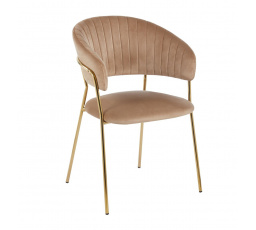 Židle velvet cappuccino K4-FX