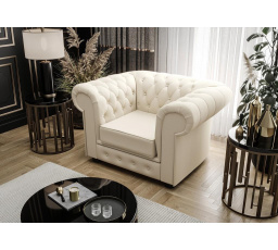 Křeslo MANCHESTER přírodní kůže - přírodní kůže - volitelná barva