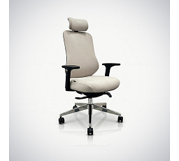 Ergonomická kancelářská židle světle béžová AXIS
