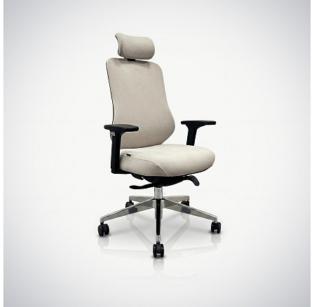Ergonomická kancelářská židle světle béžová AXIS