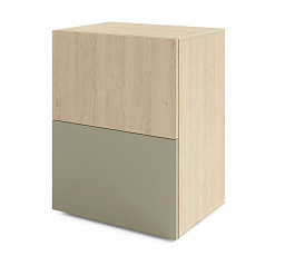 Komoda SALSA SL8, Dub piškotový/Eukalyptus/Salsa