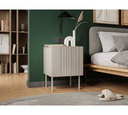 ISLA noční stolek béžový mat (1 ks)=1 str. )