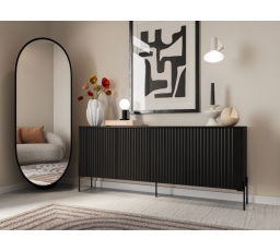 VERA komoda 190 černá (1 ks)=2 str. )