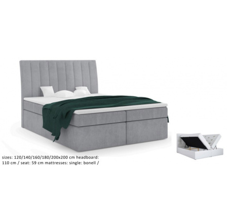 Kontinentální postel Aron 200x200