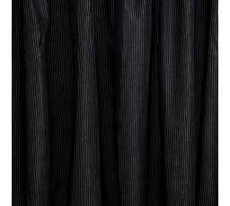 Závěs VELAS sametová imitace manšestru černá 140X250CM 742507