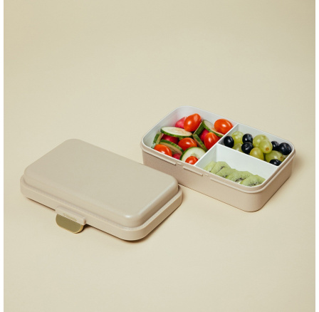 Lunchbox TORRONE čtvercový béžový 20,5x12,5 cm 750137