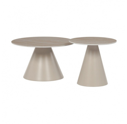 Konferenční stolek 70x70x41cm, keramika, travertin, CT-F4118 TRV Konferenční stolek 70x70x41cm, keramika, travertin, CT-F4118 TRV