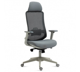 Kancelářská židle, synchronní mechanismus, šedá síťovina, KA-V321 GREY